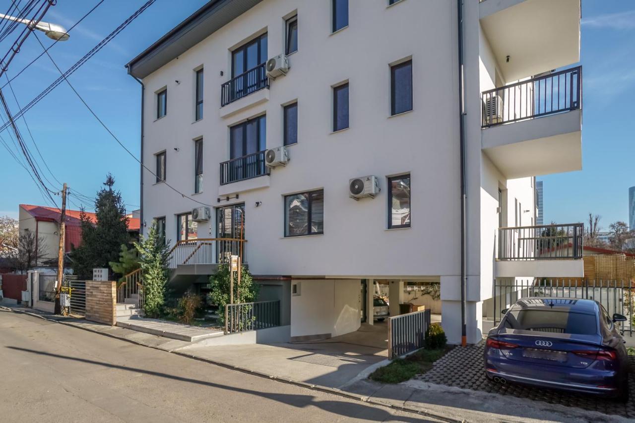 Bright Apartments Moments Away From Herastrau Park, Mall And Metro Bukarest Exterior foto