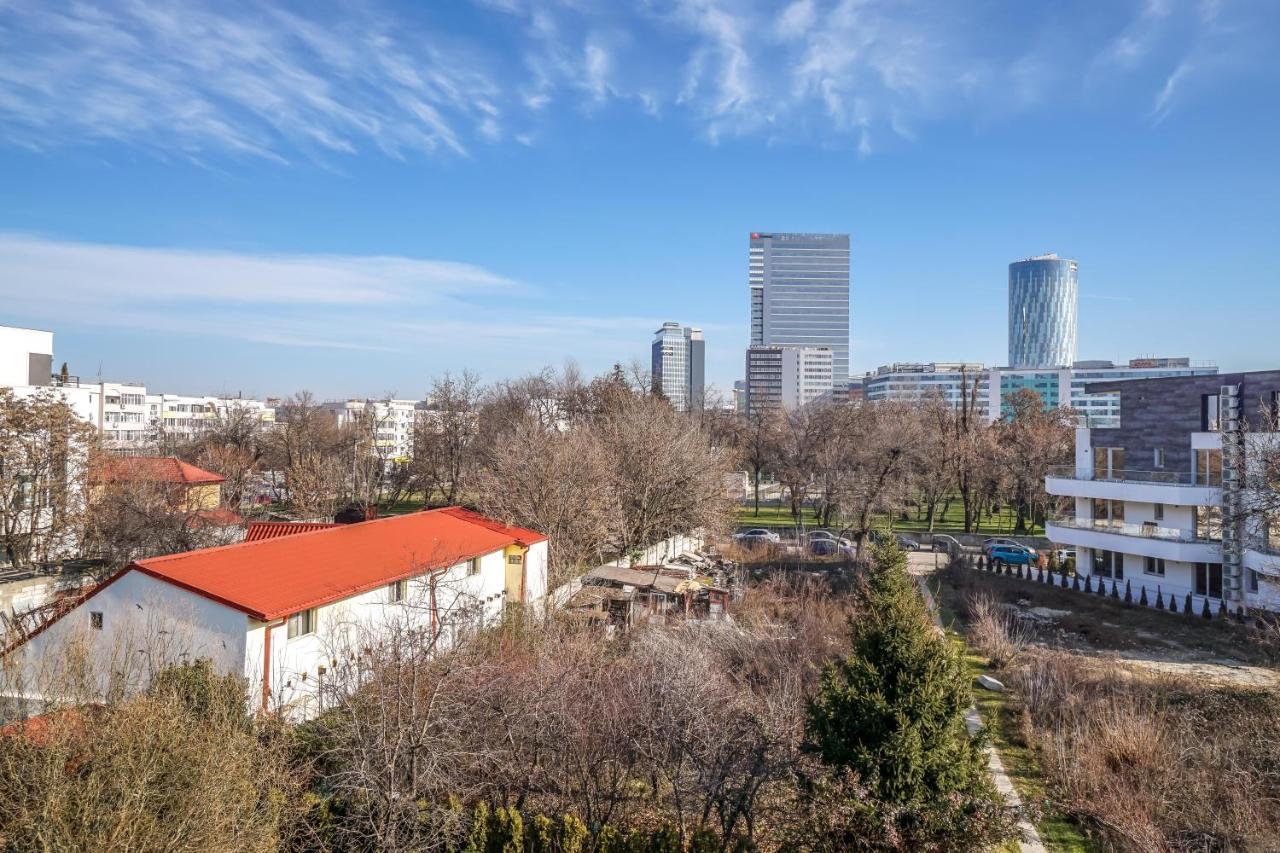 Bright Apartments Moments Away From Herastrau Park, Mall And Metro Bukarest Exterior foto